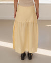 BASERANGE 25 Autumn/Winter Loose Skirt Comfortable French BAS-SSGA-FL-AU25-ANA YELLOW
